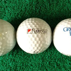 Kraft Food Brands Nabisco Logo Titleist 3 Pack Vintage Golf Balls (New Unused)